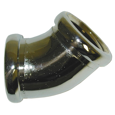3/8" CP BR 45 deg Elbow LF