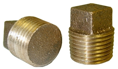 1/2" Brass Plug, Solid, LF