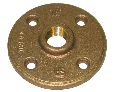 3/4" Brass Flange LF