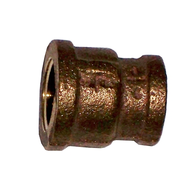 3/8x1/4 Brass Reducer Coupling LF