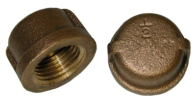 1/2" Brass Cap, LF