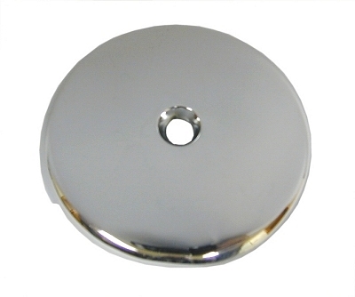 CP DC Zinc 1-Hole Round Overflow Plate