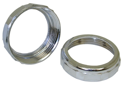 1-1/4 x 1-1/4 CP BR Slip Joint Nuts - 250 Pack
