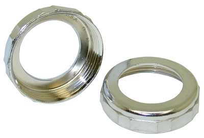 2 x 2 CP DC Slip Joint Nuts - 25 Pack