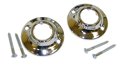 CP Shwr Rod Flng-Less Set Scrw