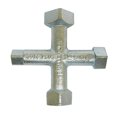 4-Way Countersunk Cleanout Plug Wrench