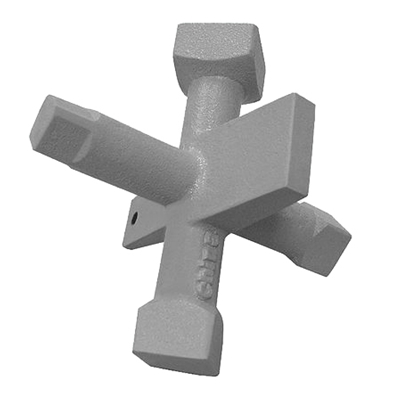 6-Way Countersunk Cleanout Plug Wrench
