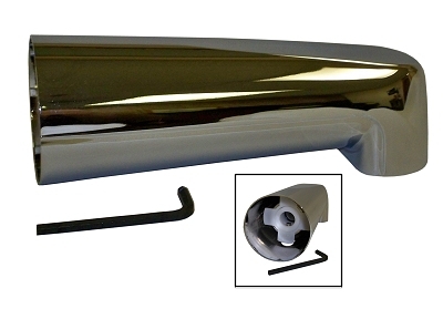 7" CP Zinc 1/2" CWT Tub Spout RC