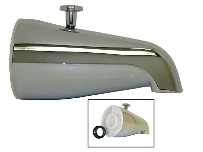 3/4 IP CP Div Spout w-1/2"bshg