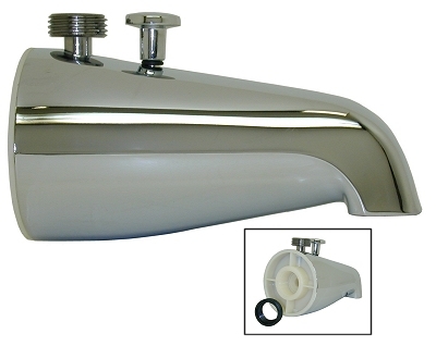3/4 IP CP Div Spout w/Top Hse 