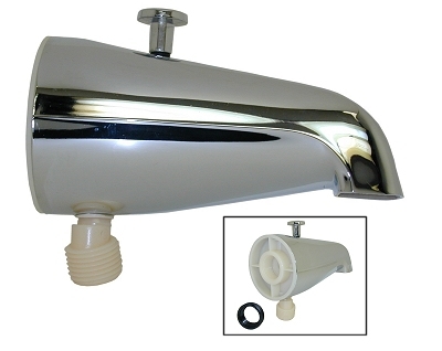3/4 IP CP Div Spout w/Btm Hse 