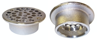 2" Caulk Brass Shower Drain   
