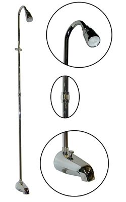 Add-A-Shower, div. spout type 
