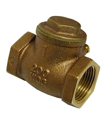 1-1/4 IPS BR Swing Chk Valve, LF