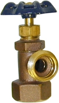 1/2" Fem. Br Boiler Drain w/Bx