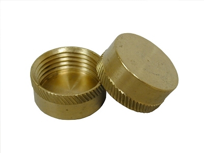 3/4" FHT Brass Hose Cap       