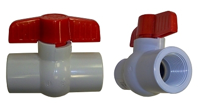 1-1/2"PVC Ball Valve, threaded