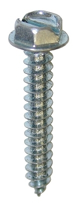8  x  1  Slotted Hex Hd Screw 