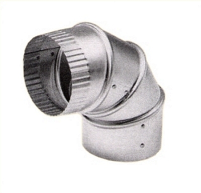 4" Adjustable Alum. Elbow     