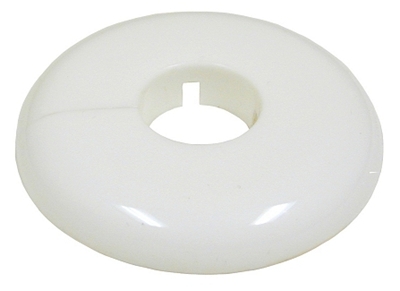 1-1/4 IP White Plstc F&C Plate