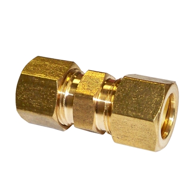 1/4" od BR Compression Union, LF