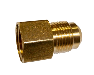 3/8" od x 3/8" FIP Brass Flare Adapter