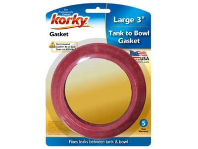 Korky 3" Tank-to-Bowl Gasket