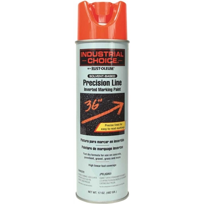 Marking Paint, Orange, Inverted Spray,17oz