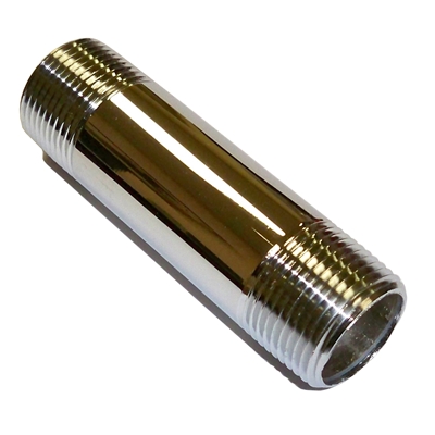 1/2 x 4" CP Brass Nipple LF