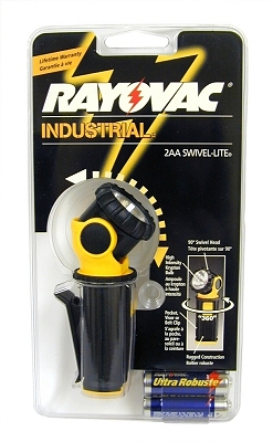 Ind'l Swivel-Lite, w/Batteries