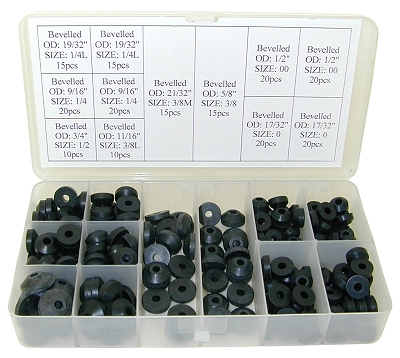 Bev.Faucet Wsh Asst-200pc/8siz